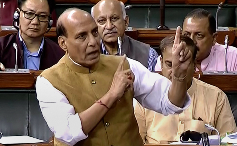 Home Minister Rajnath Singh said that while the BJP never thought of dissolving an elected alliance government during UPA rule, but the Opposition parties today were trying to pass a no-confidence motion against such a leader who has gained the trust of the entire nation. He said that Prime Minister Modi was a leader on whose appeal, thousands of people gave up their gas subsidies. PTI Home Minister Rajnath Singh said that while the BJP never thought of dissolving an elected alliance government during UPA rule, but the Opposition parties today were trying to pass a no-confidence motion against such a leader who has gained the trust of the entire nation. He said that Prime Minister Modi was a leader on whose appeal, thousands of people gave up their gas subsidies. PTI