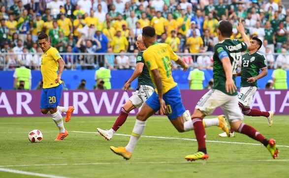 Neymar scores as Brazil cruise to victory over Mexico, Belgium overcome two goal deficit to win against Japan Neymar scores as Brazil cruise to victory over Mexico, Belgium overcome two goal deficit to win against Japan