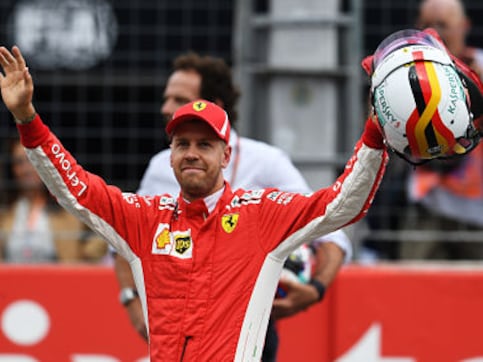 German Grand Prix: Sebastian Vettel clinches pole in home race; Lewis Hamilton suffers hydraulics failure in Q1 German Grand Prix: Sebastian Vettel clinches pole in home race; Lewis Hamilton suffers hydraulics failure in Q1