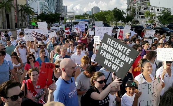 US witnesses nationwide protests against Donald Trump's immigration policy; citizens chant 'shame', demand abolition of ICE US witnesses nationwide protests against Donald Trump's immigration policy; citizens chant 'shame', demand abolition of ICE