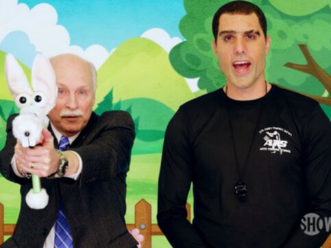 Who is America? first look: Sacha Baron Cohen gets American politicians to support arming of school children Who is America? first look: Sacha Baron Cohen gets American politicians to support arming of school children
