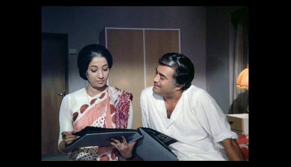 Sanjeev Kumar's first collaboration with Bengali actress Suchitra Sen, <em>Aandhi</em> depicted the story of an estranged couple meeting after years. Image from Facebook Sanjeev Kumar's first collaboration with Bengali actress Suchitra Sen, <em>Aandhi</em> depicted the story of an estranged couple meeting after years. Image from Facebook
