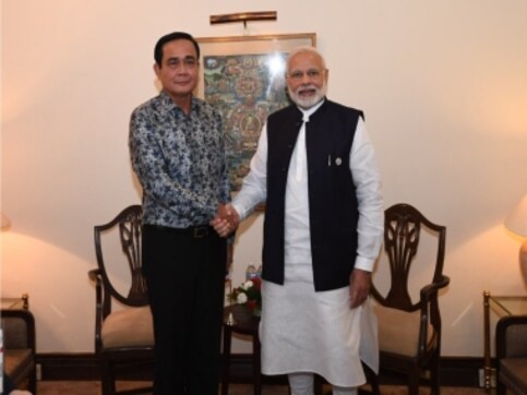 Narendra Modi holds 'productive talks' with Thailand counterpart Prayuth Chan-ocha, reviews scope of bilateral ties Narendra Modi holds 'productive talks' with Thailand counterpart Prayuth Chan-ocha, reviews scope of bilateral ties