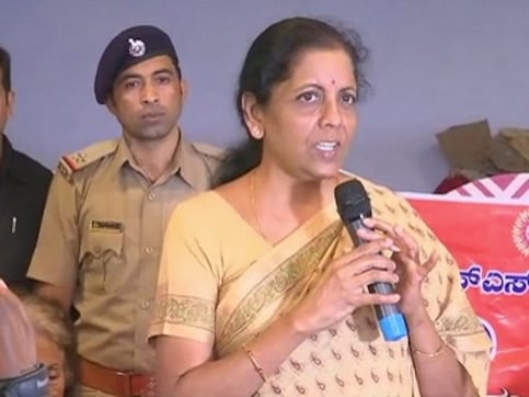 Nirmala Sitharaman visits flood-hit Kodagu in Karnataka, says army, air force will help in 'restoration' Nirmala Sitharaman visits flood-hit Kodagu in Karnataka, says army, air force will help in 'restoration'