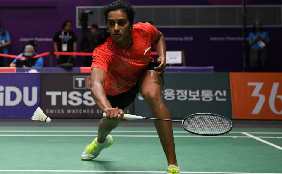 PV Sindhu suffered a blip in the second game of her match against Nitchaon Jindapol, but emerged winner in the end to assure herself of a medal. AFP PV Sindhu suffered a blip in the second game of her match against Nitchaon Jindapol, but emerged winner in the end to assure herself of a medal. AFP