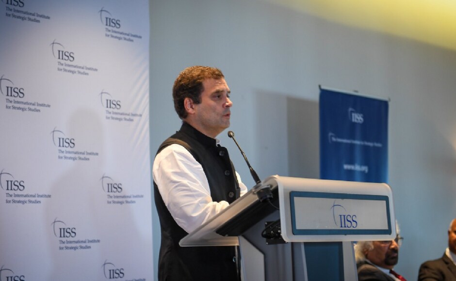 Three pro-Khalistan supporters entered an event where Congress president Rahul Gandhi was to address his last public meeting in the UK and tried to disrupt it but were escorted out by Scotland Yard before his arrival. Twitter @INCIndia Three pro-Khalistan supporters entered an event where Congress president Rahul Gandhi was to address his last public meeting in the UK and tried to disrupt it but were escorted out by Scotland Yard before his arrival. Twitter @INCIndia