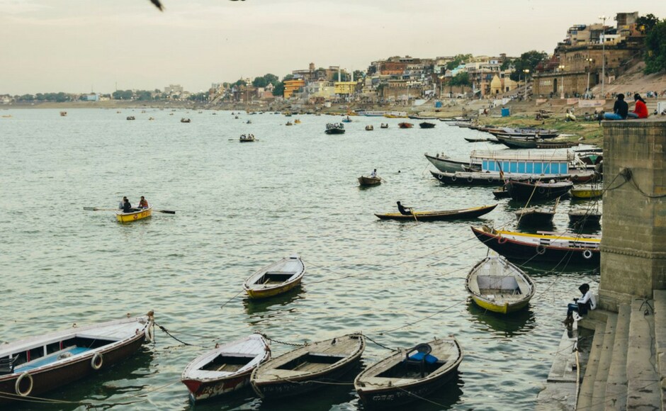 The windswept ghats of Varanasi are in a sharp contrast to the bustling, sweltering streets, literally a few steps away. As the day winds down, they take on a life of their own under the soft evening sky. The windswept ghats of Varanasi are in a sharp contrast to the bustling, sweltering streets, literally a few steps away. As the day winds down, they take on a life of their own under the soft evening sky.