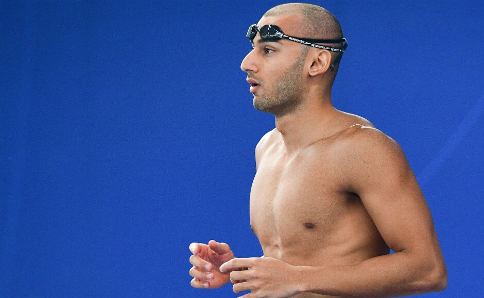 Swimmer Virdhawal Khade in action during the men's 50m butterfly heats. AFP Swimmer Virdhawal Khade in action during the men's 50m butterfly heats. AFP
