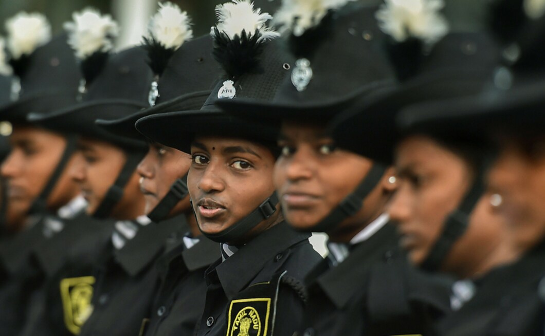 Women Commando Force (WCF) personnel participated in the full dress rehearsal for the 72nd Independence Day function at Fort St. George in Chennai on Monday. PTI Women Commando Force (WCF) personnel participated in the full dress rehearsal for the 72nd Independence Day function at Fort St. George in Chennai on Monday. PTI
