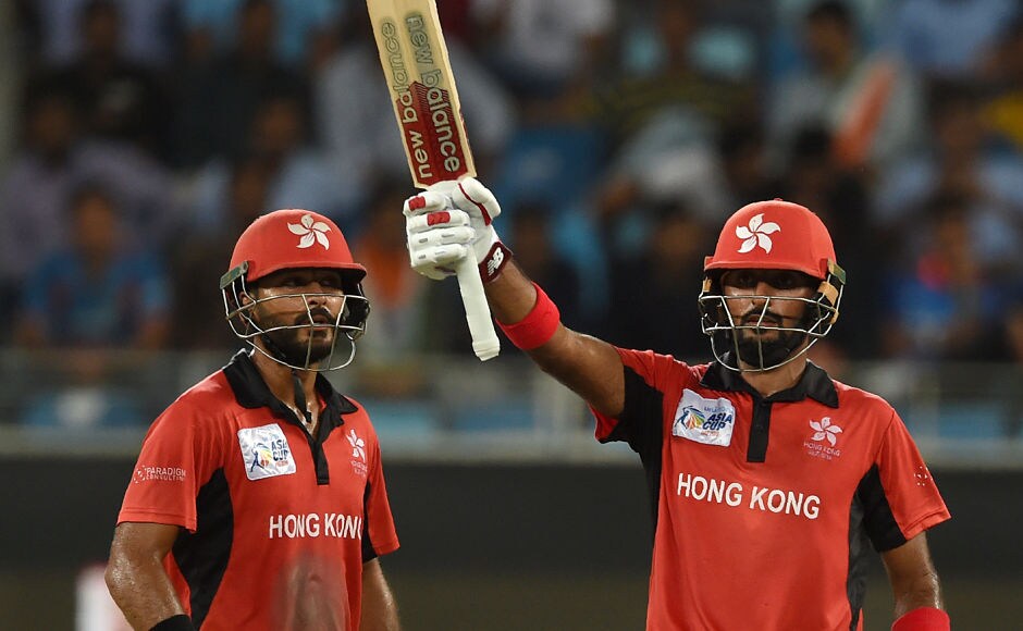 Hong Kong's opening pair Nizakat Khan (R) and captain Anshuman Rath provided Hong Kong with an outstanding start with a 174-run stand (a country record), both batsmen scored half-centuries. AFP Hong Kong's opening pair Nizakat Khan (R) and captain Anshuman Rath provided Hong Kong with an outstanding start with a 174-run stand (a country record), both batsmen scored half-centuries. AFP
