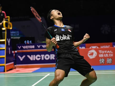 China Open 2018: Indonesia's Sinisuka Ginting stuns Kento Momota in two games to claim title China Open 2018: Indonesia's Sinisuka Ginting stuns Kento Momota in two games to claim title