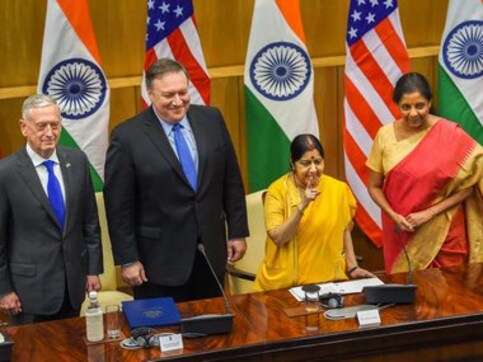 2-plus-2 dialogue: India, US sign key defence pact, vow to work for open Indo-Pacific; full text of joint statement 2-plus-2 dialogue: India, US sign key defence pact, vow to work for open Indo-Pacific; full text of joint statement