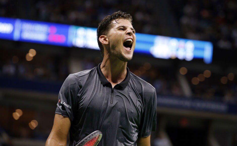 Dominic Thiem, of Austria, reacts after losing a point. Ah, the frustration. AP Dominic Thiem, of Austria, reacts after losing a point. Ah, the frustration. AP
