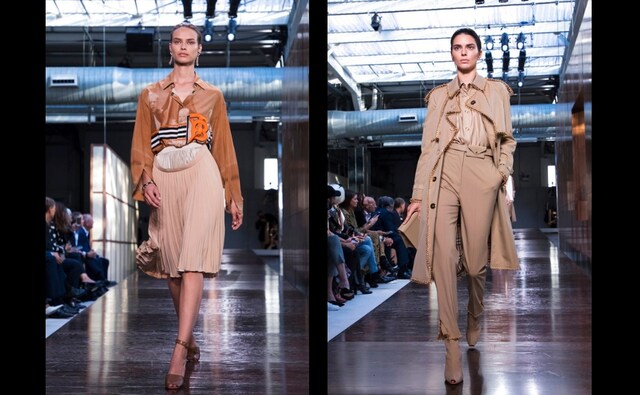 The Burberry collection in the London Fashion Week Spring/Summer 2019 was presented on 17 September. In the fur-free fashion week, this catwalk marked the first collection by the new chief creative officer of the British fashion house, Riccardo Tisci. The Associated Press/Vianney Le Caer The Burberry collection in the London Fashion Week Spring/Summer 2019 was presented on 17 September. In the fur-free fashion week, this catwalk marked the first collection by the new chief creative officer of the British fashion house, Riccardo Tisci. The Associated Press/Vianney Le Caer