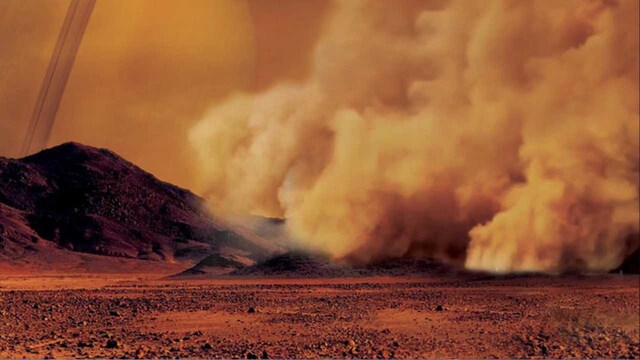 NASA's Cassini discovers giant dust storms raging on Saturn's moon Titan's equator NASA's Cassini discovers giant dust storms raging on Saturn's moon Titan's equator