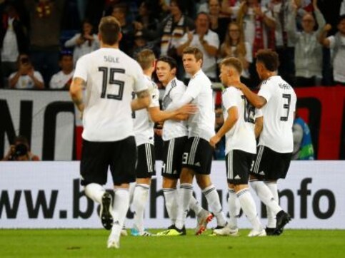 Nico Schulz nets late winner on international debut to help Germany edge past Peru in friendly encounter Nico Schulz nets late winner on international debut to help Germany edge past Peru in friendly encounter