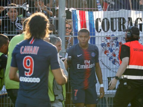 Ligue 1: PSG striker Kylian Mbappe handed three-match suspension after receiving red card against Nimes Ligue 1: PSG striker Kylian Mbappe handed three-match suspension after receiving red card against Nimes