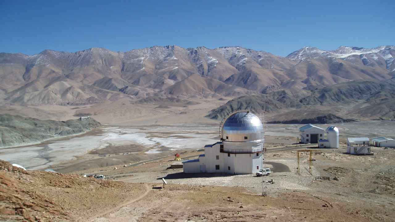 Part of the Hanle gamma ray observatory in Ladakh. Image courtesy: TravelDham