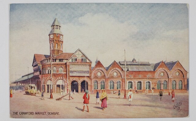 An exhibit at Dr Bhau Daji Lad Museum in Mumbai that flagged off on 19 August, 2018 is a trip down the history of this vibrant city. Titled <em>Paper Jewels: Postcards from the Raj</em>, it charts the life of postcards in the major metropolitan cities in India. This postcard is an Oilette depicting the popular Crawford Market of Bombay. The Omar Khan Collection and The Alkazi Collection of Photography/ Dr Bhau Daji Lad Museum An exhibit at Dr Bhau Daji Lad Museum in Mumbai that flagged off on 19 August, 2018 is a trip down the history of this vibrant city. Titled <em>Paper Jewels: Postcards from the Raj</em>, it charts the life of postcards in the major metropolitan cities in India. This postcard is an Oilette depicting the popular Crawford Market of Bombay. The Omar Khan Collection and The Alkazi Collection of Photography/ Dr Bhau Daji Lad Museum