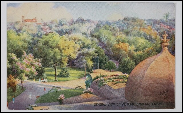 This postcard depicts a general view of the Victoria Gardens of Bombay. The exhibit displaying numerous works from the pre-independence era has been curated by Omar Khan who has extensively researched early photography. His vast collection of postcards has been featured in his latest book titled, <em>Paper Jewels</em>. The Omar Khan Collection and The Alkazi Collection of Photography/ Dr Bhau Daji Lad Museum This postcard depicts a general view of the Victoria Gardens of Bombay. The exhibit displaying numerous works from the pre-independence era has been curated by Omar Khan who has extensively researched early photography. His vast collection of postcards has been featured in his latest book titled, <em>Paper Jewels</em>. The Omar Khan Collection and The Alkazi Collection of Photography/ Dr Bhau Daji Lad Museum