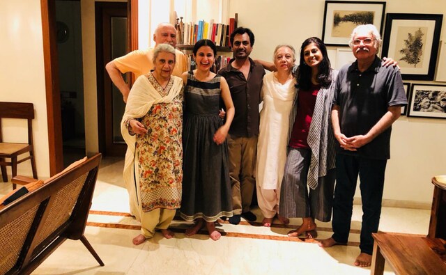 Rasika Dugal, who plays Manto's wife in Nandita Das' directorial, turned host for Nuzhat Arshad and Nusrat Jalal, Saadat Hasan Manto's daughters Rasika Dugal, who plays Manto's wife in Nandita Das' directorial, turned host for Nuzhat Arshad and Nusrat Jalal, Saadat Hasan Manto's daughters