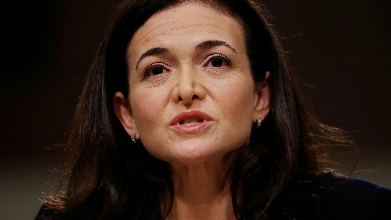 Facebook COO Sheryl Sandberg testifies before a Senate Intelligence Committee hearing on foreign influence operations on social media platforms on Capitol Hill in Washington, U.S., September 5, 2018. REUTERS/Joshua Roberts - RC11AE857540