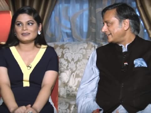 Social Media Star: Watch Shashi Tharoor and Srishti Dixit discuss millennial slang Social Media Star: Watch Shashi Tharoor and Srishti Dixit discuss millennial slang