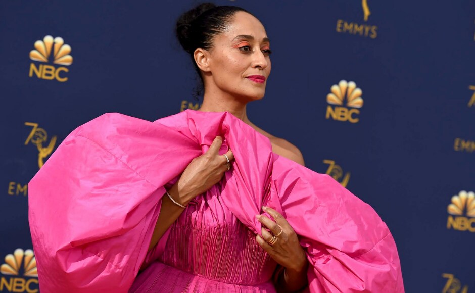 Tracee Ellis Ross arrives at the 70th Primetime Emmy Awards on Monday. The Associated Press/ Jordan Strauss Tracee Ellis Ross arrives at the 70th Primetime Emmy Awards on Monday. The Associated Press/ Jordan Strauss