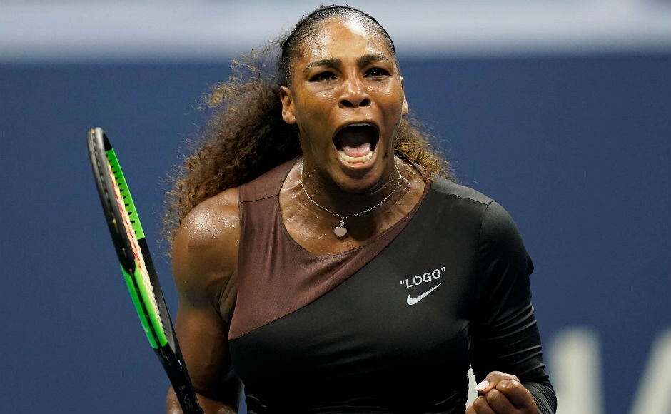 Serena Williams, of the United States, celebrates after defeating Karolina Pliskova. AP Serena Williams, of the United States, celebrates after defeating Karolina Pliskova. AP