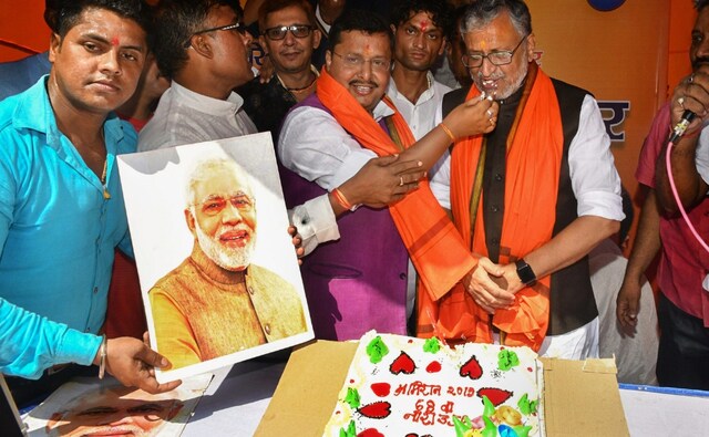 Bihar deputy chief minister Sushil Kumar Modi, accompanied by cabinet ministers attended a health camp organised in view of Modi's birthday. RJD leader Tejashwi Yadav also wished Modi. "May God bless you (with) healthy and long life, success and strength to live up to the expectations of 125 crore Indians and fulfil the dream and promises shown and given to the people," Yadav tweeted. PTI Bihar deputy chief minister Sushil Kumar Modi, accompanied by cabinet ministers attended a health camp organised in view of Modi's birthday. RJD leader Tejashwi Yadav also wished Modi. "May God bless you (with) healthy and long life, success and strength to live up to the expectations of 125 crore Indians and fulfil the dream and promises shown and given to the people," Yadav tweeted. PTI