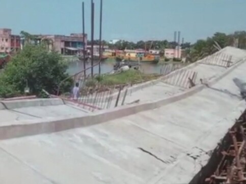 Under-construction bridge collapses in West Bengal's Kakdwip area; third incident in state in one month Under-construction bridge collapses in West Bengal's Kakdwip area; third incident in state in one month
