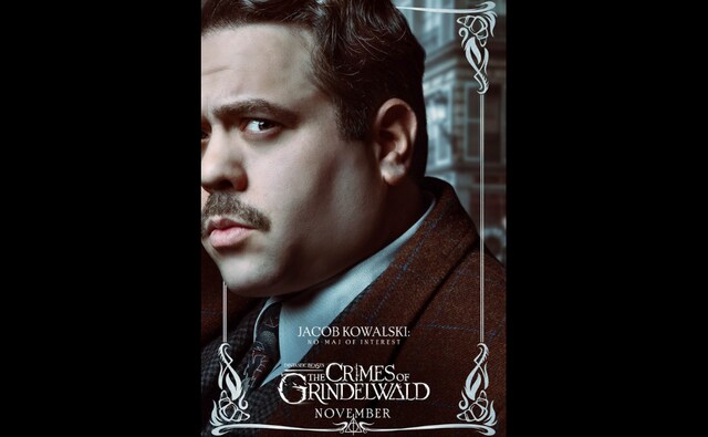 Dan Fogler as Jacob Kowalski in Fantastic Beasts: The Crimes of Grindelwald. Image from Twitter/ BeastsMovieUK Dan Fogler as Jacob Kowalski in Fantastic Beasts: The Crimes of Grindelwald. Image from Twitter/ BeastsMovieUK