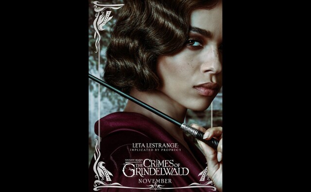 Zoë Kravitz as Leta Lestrange. Image from Twitter/ BeastsMovieUK Zoë Kravitz as Leta Lestrange. Image from Twitter/ BeastsMovieUK