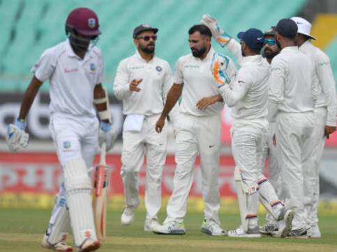 India vs West Indies: Visitors appear shadow of their mighty former selves with poor, dispirited performance on Day 2 India vs West Indies: Visitors appear shadow of their mighty former selves with poor, dispirited performance on Day 2