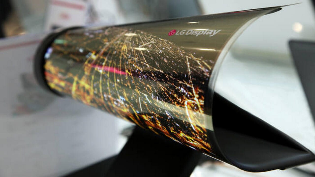 LG Display 13-inch foldable tablet. Image: ET News