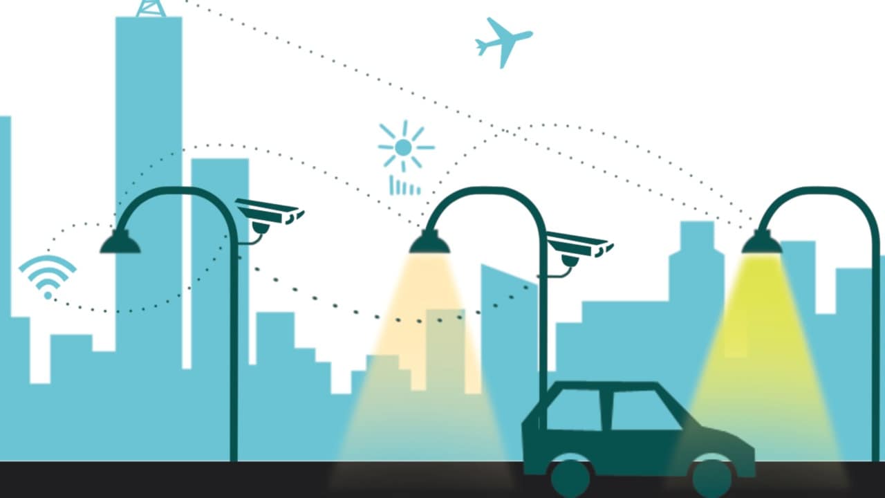 Smart Lighting for cities of the future. Image courtesy: EPR
