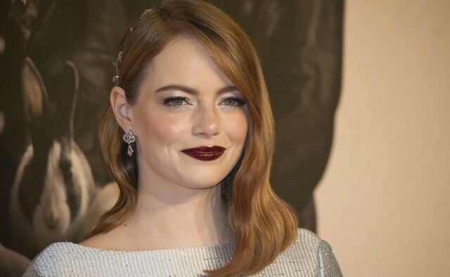 Emma Stone attends the premiere of the film The Favourite at the BFI London Film Festival. Photo by Vianney Le Caer/Invision/AP Emma Stone attends the premiere of the film The Favourite at the BFI London Film Festival. Photo by Vianney Le Caer/Invision/AP
