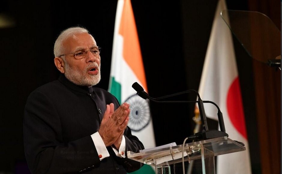 Prime Minister Narendra Modi, who arrived in Japan to attend the 13th India-Japan annual summit. Twitter/@MEAIndia Prime Minister Narendra Modi, who arrived in Japan to attend the 13th India-Japan annual summit. Twitter/@MEAIndia