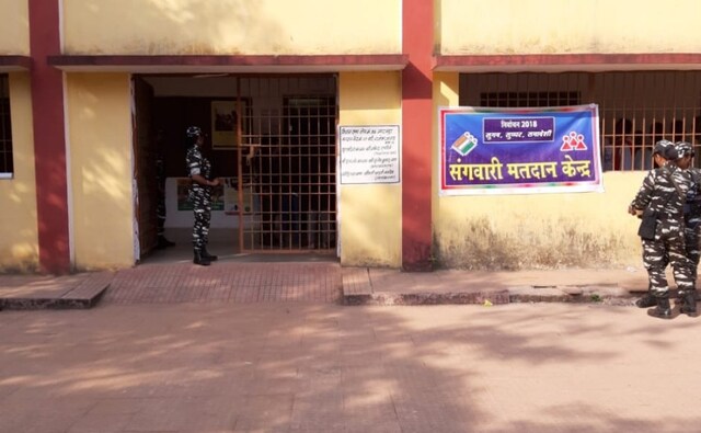 As voting was underway in 18 Assembly constituencies in the first phase of the Chhattisgarh elections on Monday, a thick security blanket, comprising over 1.25 lakh police and paramilitary personnel, was deployed in the Maoist-hit areas. Hitesh Sharma/101Reporters As voting was underway in 18 Assembly constituencies in the first phase of the Chhattisgarh elections on Monday, a thick security blanket, comprising over 1.25 lakh police and paramilitary personnel, was deployed in the Maoist-hit areas. Hitesh Sharma/101Reporters