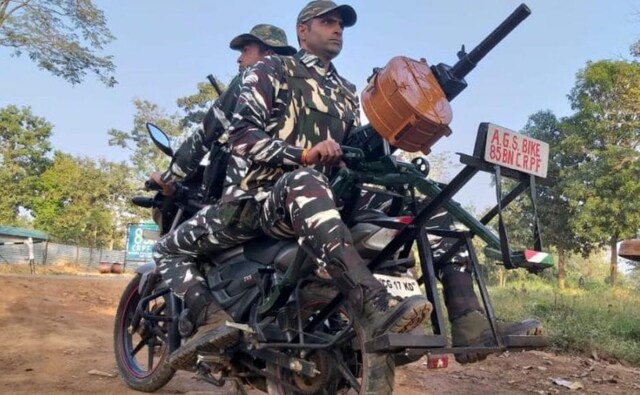 Five Commando Battalion for Resolute Action (CoBRA) personnel were injured in two separate encounters with the Maoists in Chhattisgarh's Bijapur district. Image credit: Debobrat Ghose Five Commando Battalion for Resolute Action (CoBRA) personnel were injured in two separate encounters with the Maoists in Chhattisgarh's Bijapur district. Image credit: Debobrat Ghose