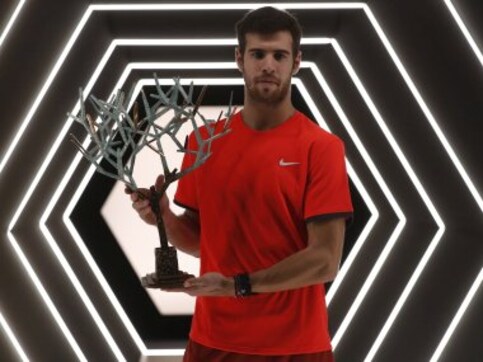 Paris Masters: Karen Khachanov stuns Novak Djokovic in straight sets to claim first Masters title Paris Masters: Karen Khachanov stuns Novak Djokovic in straight sets to claim first Masters title
