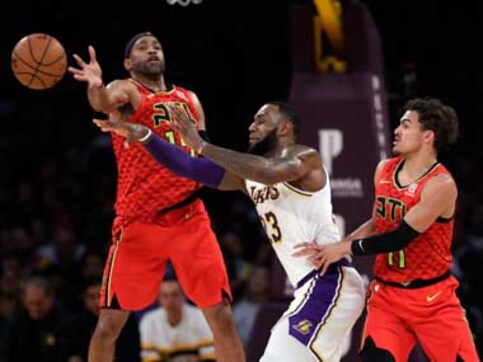 NBA: Los Angeles Lakers edge past Atlanta Hawks; James Harden scores season-high 40 points as Houston Rockets beat Indiana Pacers NBA: Los Angeles Lakers edge past Atlanta Hawks; James Harden scores season-high 40 points as Houston Rockets beat Indiana Pacers