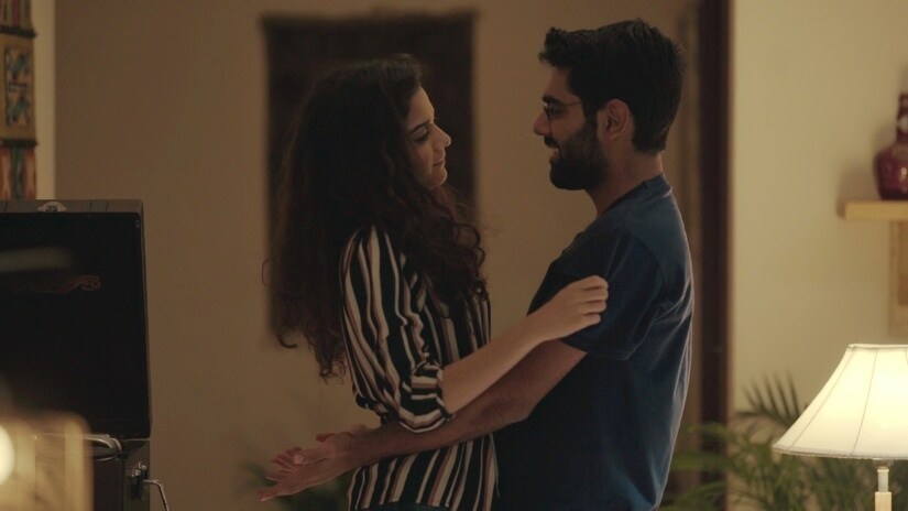 Mithila Palkar and Dhruv Sehgal in Little Things. Netflix
