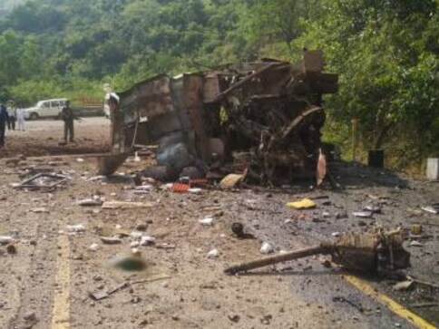 Naxal attack ahead of Chhattisgarh election: Five, including 2 CISF jawans, killed after civilian bus blown up in Dantewada's Bacheli Naxal attack ahead of Chhattisgarh election: Five, including 2 CISF jawans, killed after civilian bus blown up in Dantewada's Bacheli