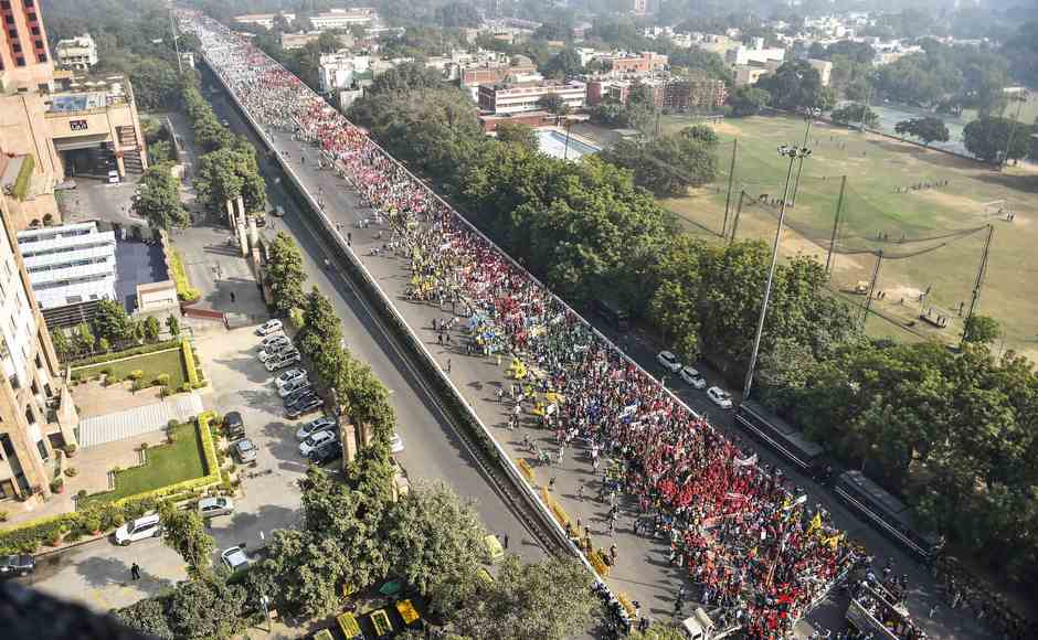 All India Kisan Sangharsh Coordination Committee (AIKSCC), said farmers from 24 states have also joined the protest to press for their demands, including debt relief and remunerative prices for their produce. PTI All India Kisan Sangharsh Coordination Committee (AIKSCC), said farmers from 24 states have also joined the protest to press for their demands, including debt relief and remunerative prices for their produce. PTI