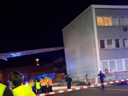 Air India plane carrying 179 passengers hits building at Stockholm Arlanda airport; no injuries reported