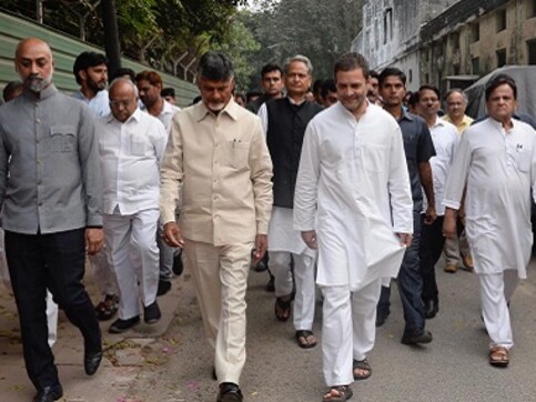 BJP, TRS criticise Chandrababu Naidu's meeting with Rahul Gandhi, accuses TDP chief of going against party principles BJP, TRS criticise Chandrababu Naidu's meeting with Rahul Gandhi, accuses TDP chief of going against party principles