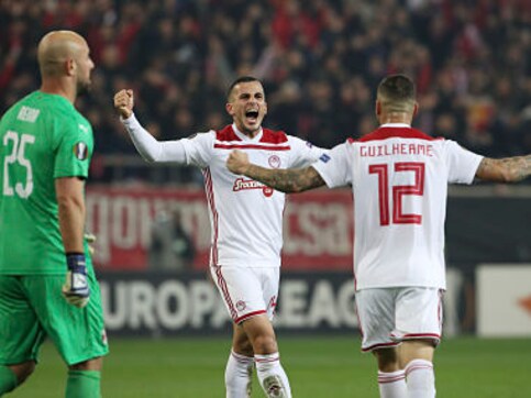 Europa League: Olympiakos send AC Milan crashing out; Eintracht Frankfurt fans run riot during Lazio win Europa League: Olympiakos send AC Milan crashing out; Eintracht Frankfurt fans run riot during Lazio win