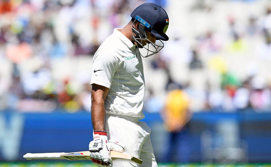 India won the all-important toss on Day 1 of the third Test and it was a new pair of Hanuma Vihari and Mayank Agarwal which opened the innings for India. Hanuma was the first wicket to fall for the visitors in the day. He faced 66 balls but could manage just 8 runs. AP India won the all-important toss on Day 1 of the third Test and it was a new pair of Hanuma Vihari and Mayank Agarwal which opened the innings for India. Hanuma was the first wicket to fall for the visitors in the day. He faced 66 balls but could manage just 8 runs. AP