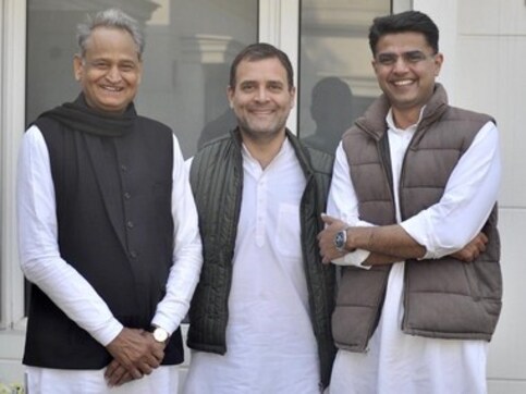 Rajasthan Congress in disarray; all guns trained on Ashok Gehlot for focussing on son's campaign, neglecting other seats Rajasthan Congress in disarray; all guns trained on Ashok Gehlot for focussing on son's campaign, neglecting other seats